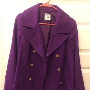 Medium purple old navy jacket